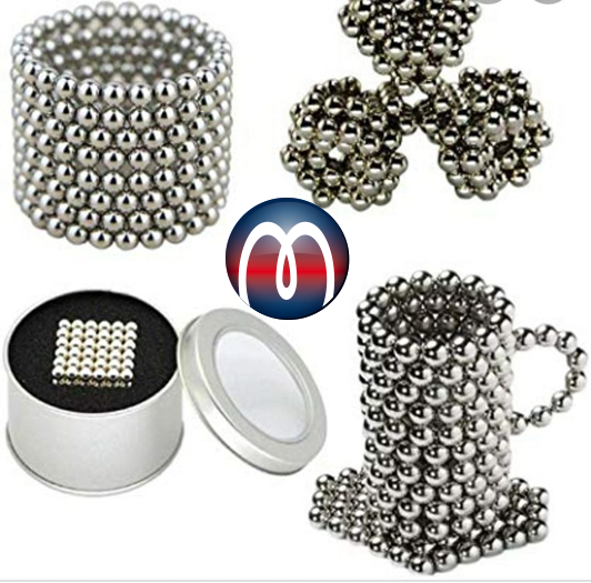 Magnetic balls silver on sale